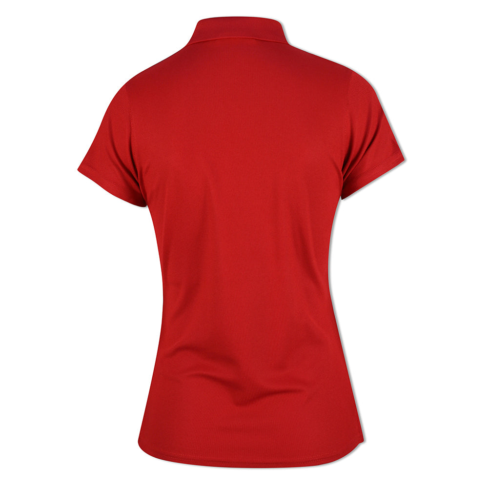 Glenmuir Ladies Short Sleeve Pique Polo with Stretch & UPF50+ in Garnet