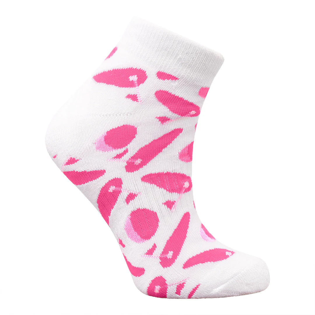 Surpizeshop Ladies 3 Pair Pack of Golf Themed Printed Golf Socks