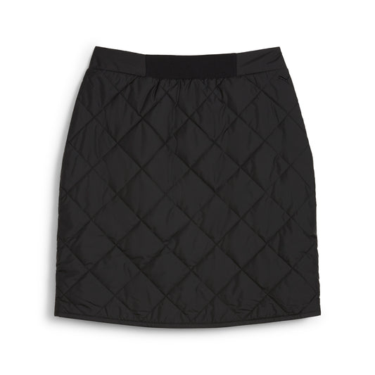 Puma Ladies Quilted Wrap Skirt in Black with Primaloft Insulation - Last One Small Only Left