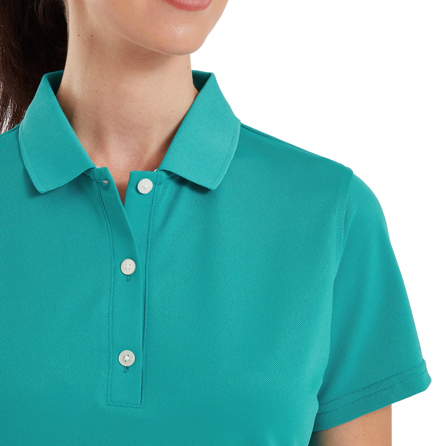 FootJoy Ladies Smart Short Sleeve Pique Polo for a Timeless Look