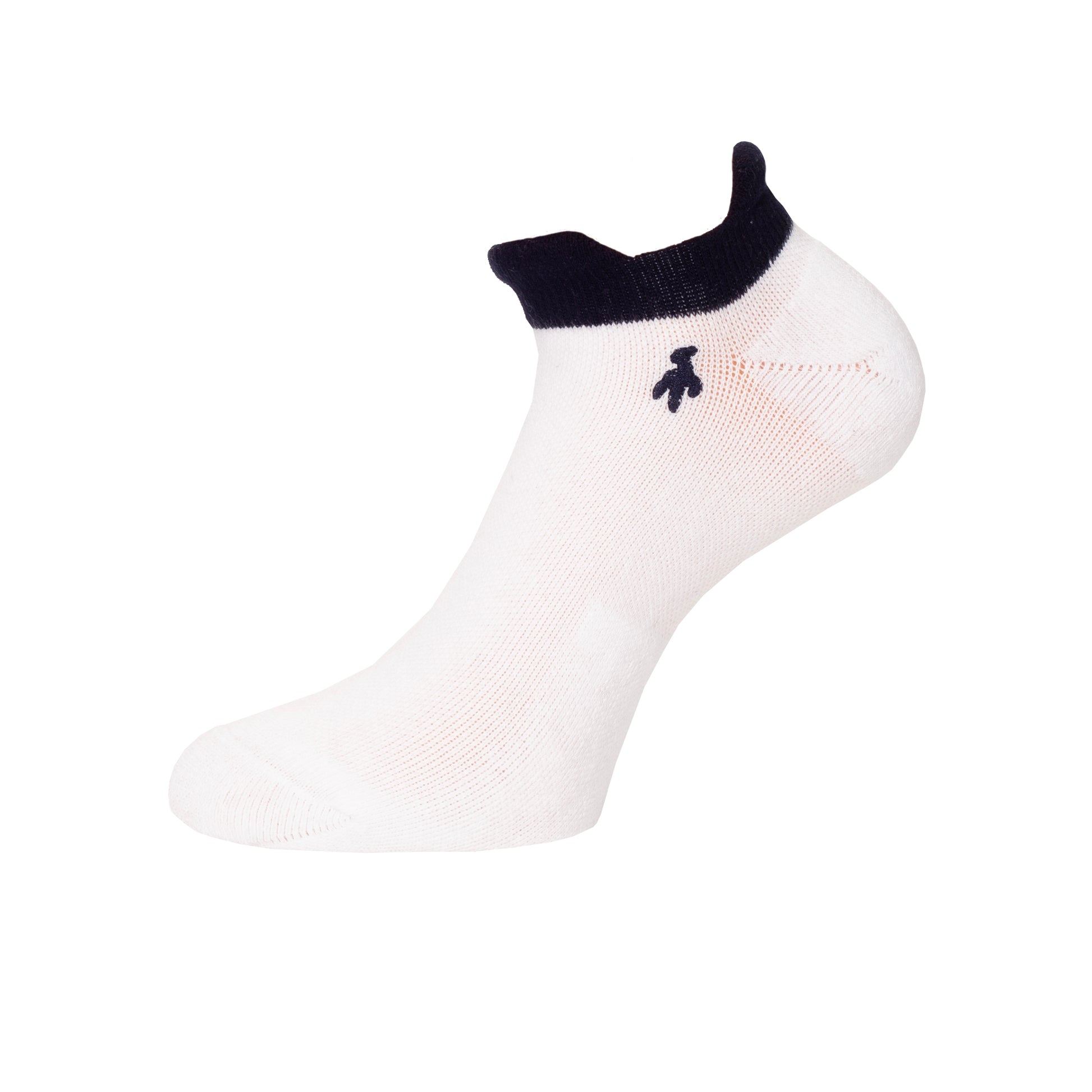 Green Lamb Ladies 3 Pair Pack of Socks in Navy and White