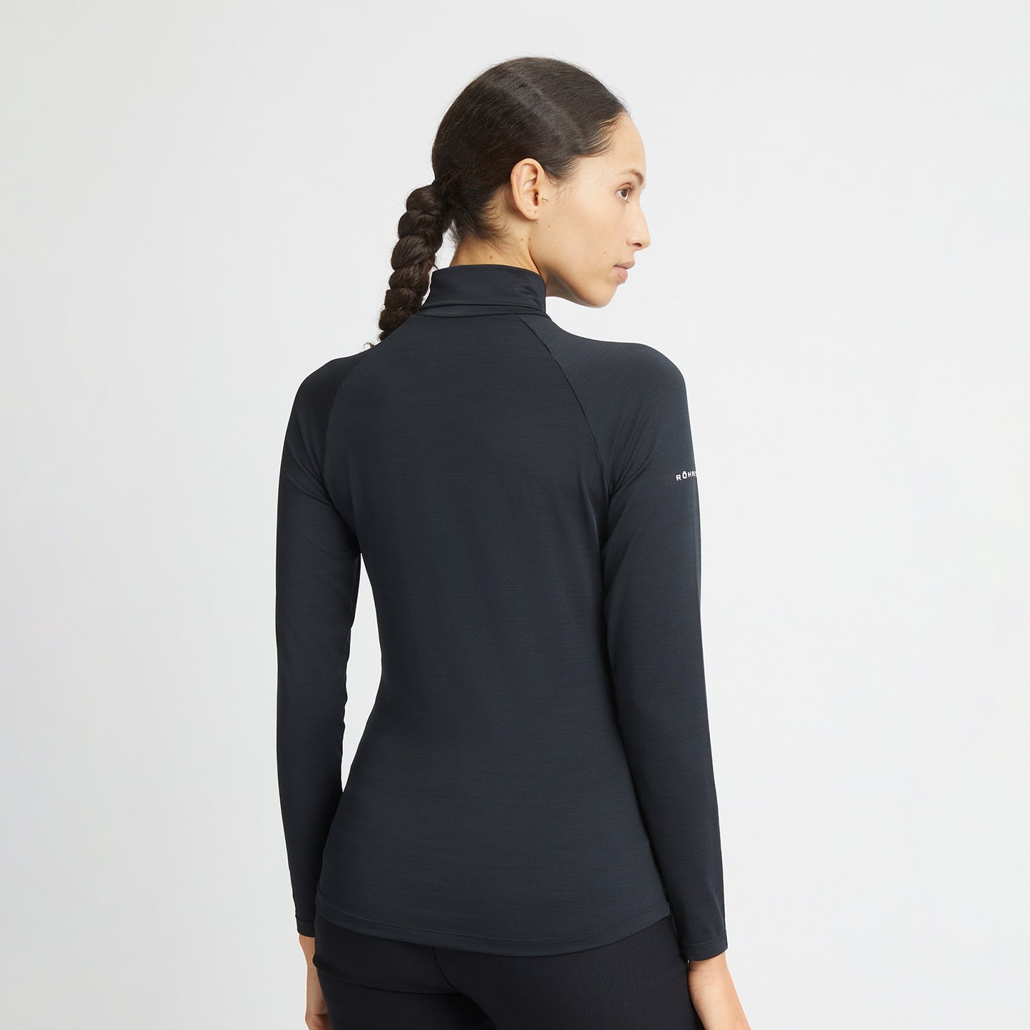 Rohnisch Ladies Hailey Long Sleeve Roll Neck in Black