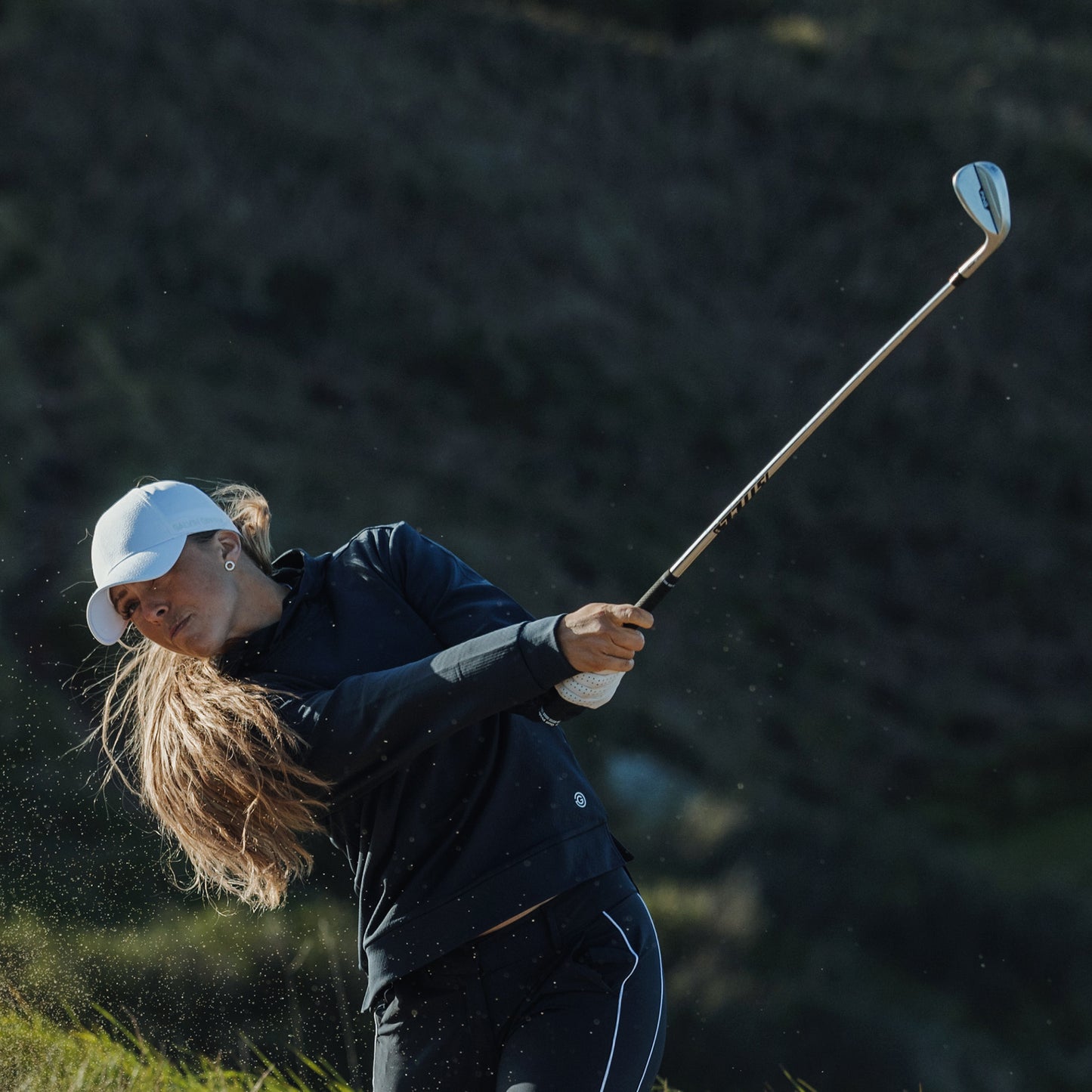 Galvin Green Ladies Navy Insulating Hooded Sweatshirt for Ultimate Game-Day Comfort