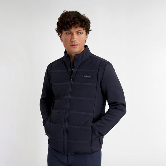 Calvin Klein Mens Hybrid Jacket in Navy