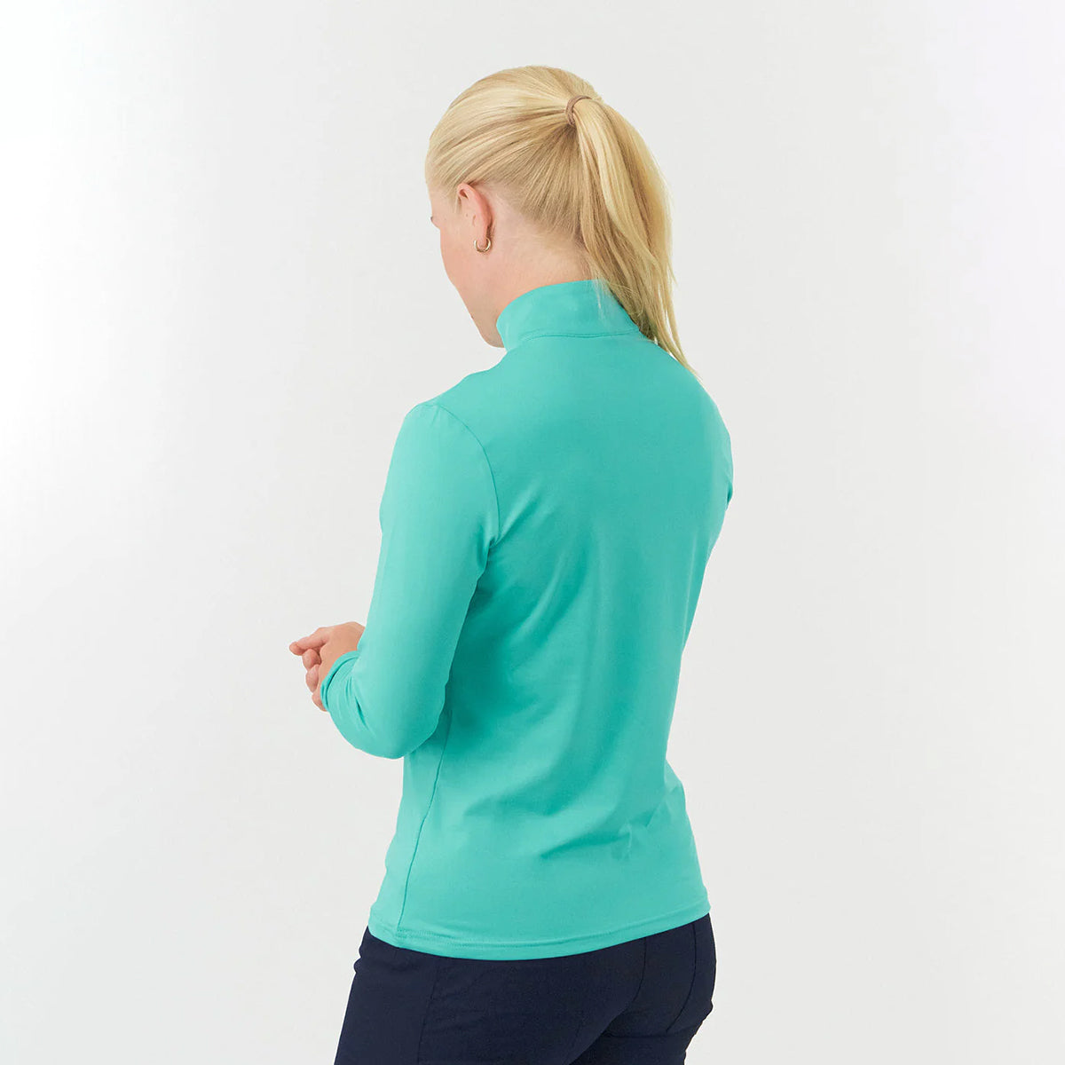 Pure Ladies Lightweight Mid-Layer Top in Ocean Blue