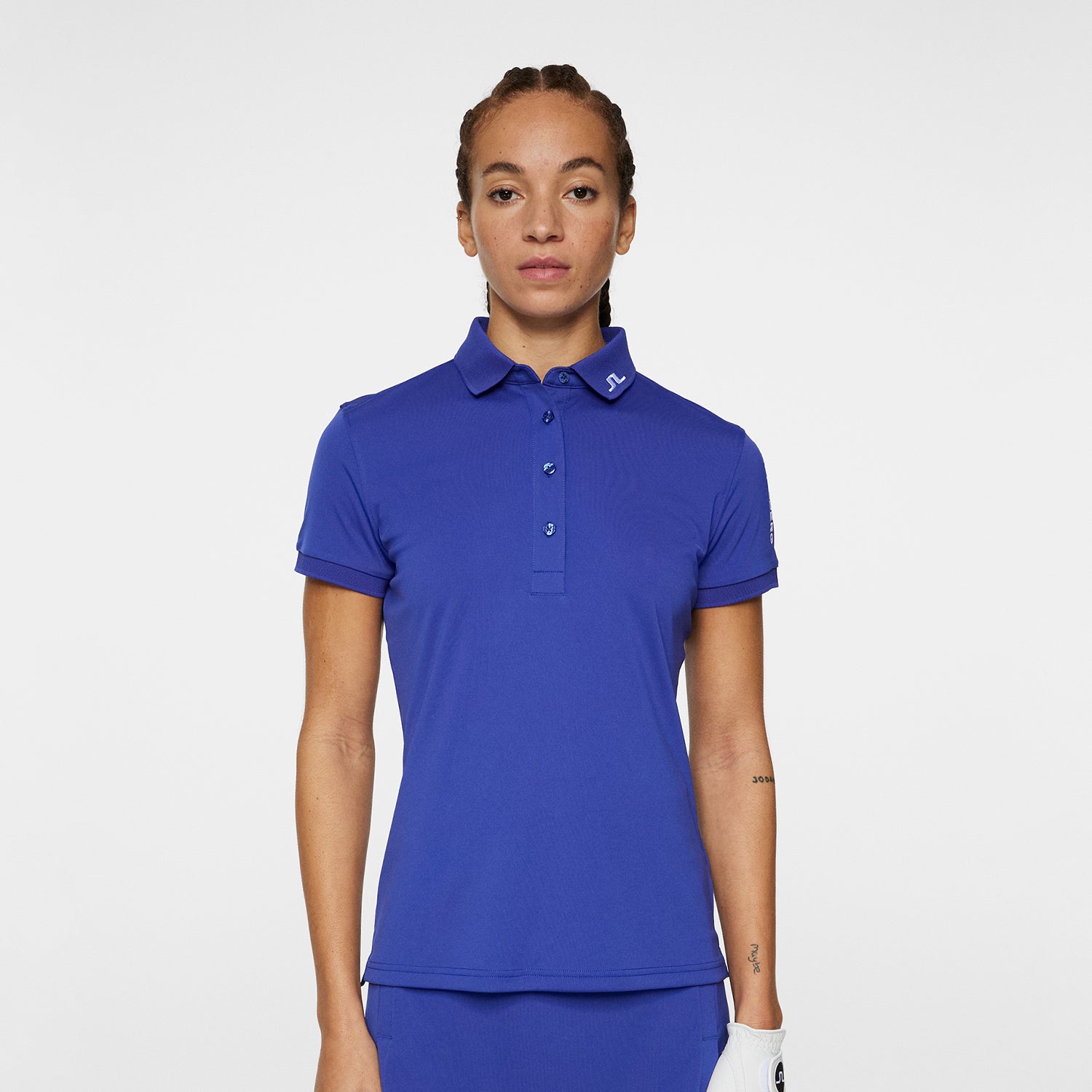 J Lindeberg Ladies Short Sleeve Tour Tech Polo 