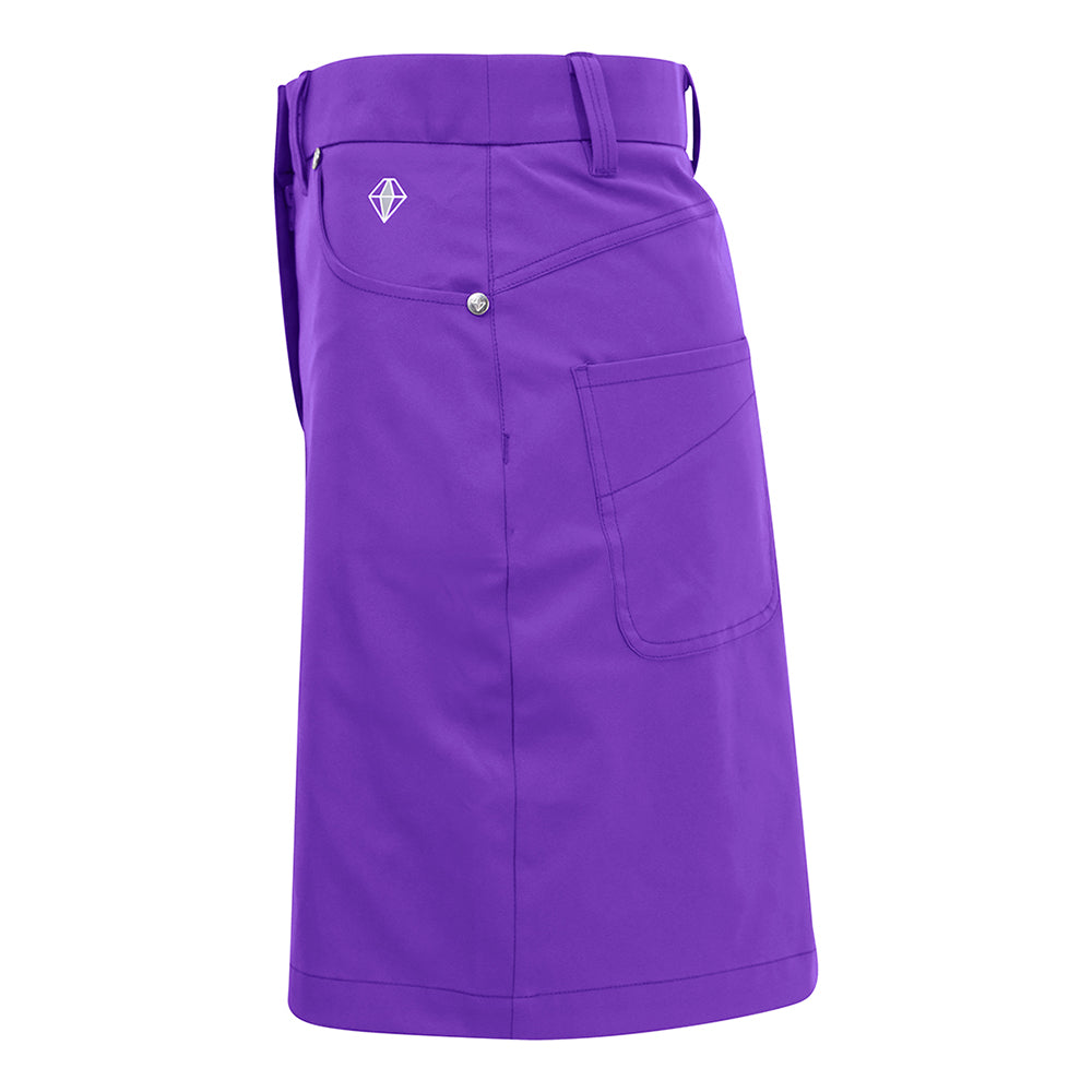Pure Golf Ladies Stretch Skort in Purple