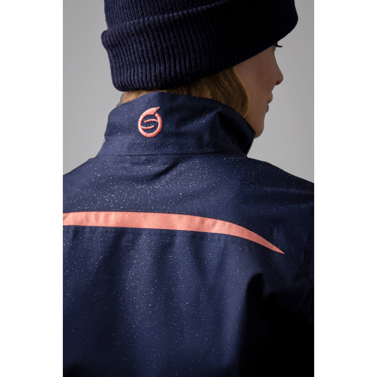 Sunderland Ladies Lightweight Waterproof Jacket with Lifetime Guarantee in Navy/Coral