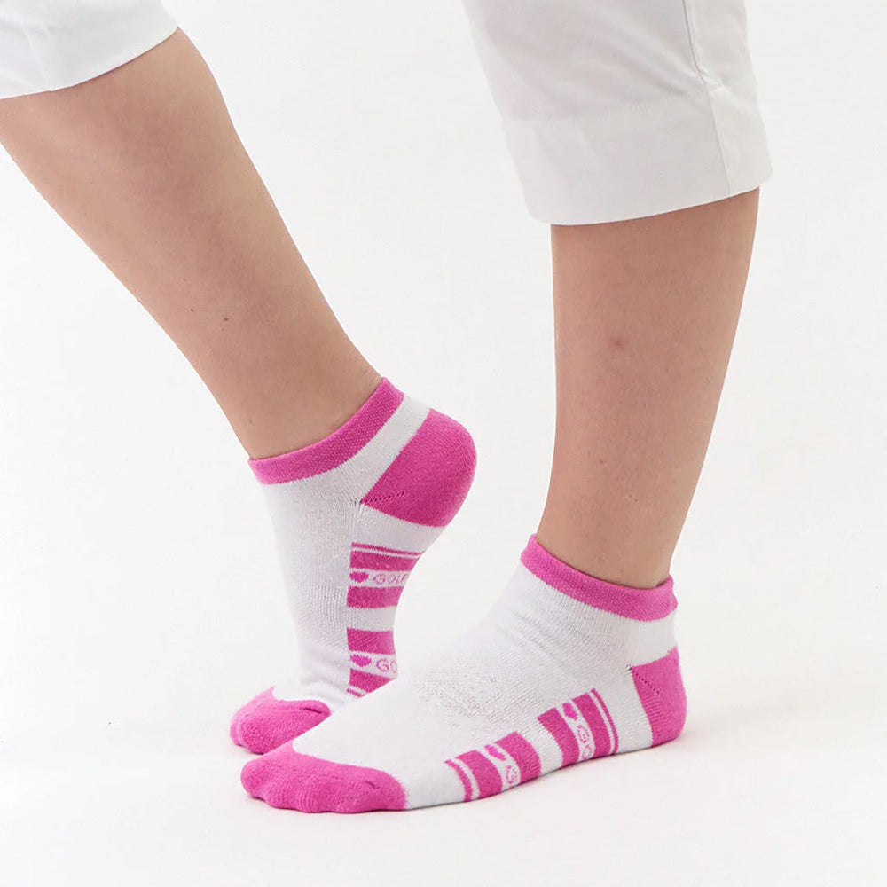 Pure Golf 3 Pair Pack of Cotton-Rich Socks