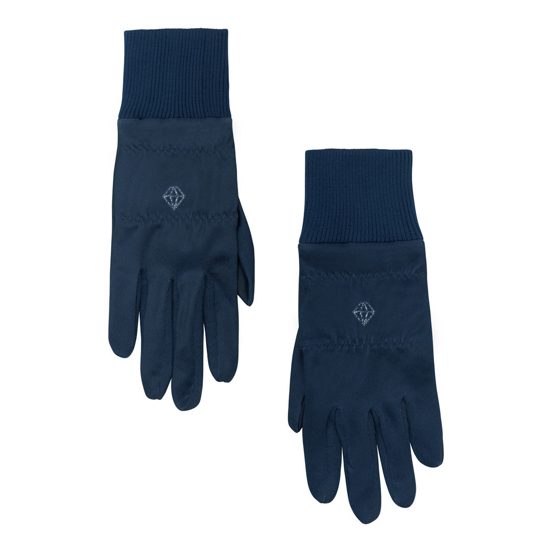 Pure Golf Ladies Navy Blue Polar Stretch Winter Gloves