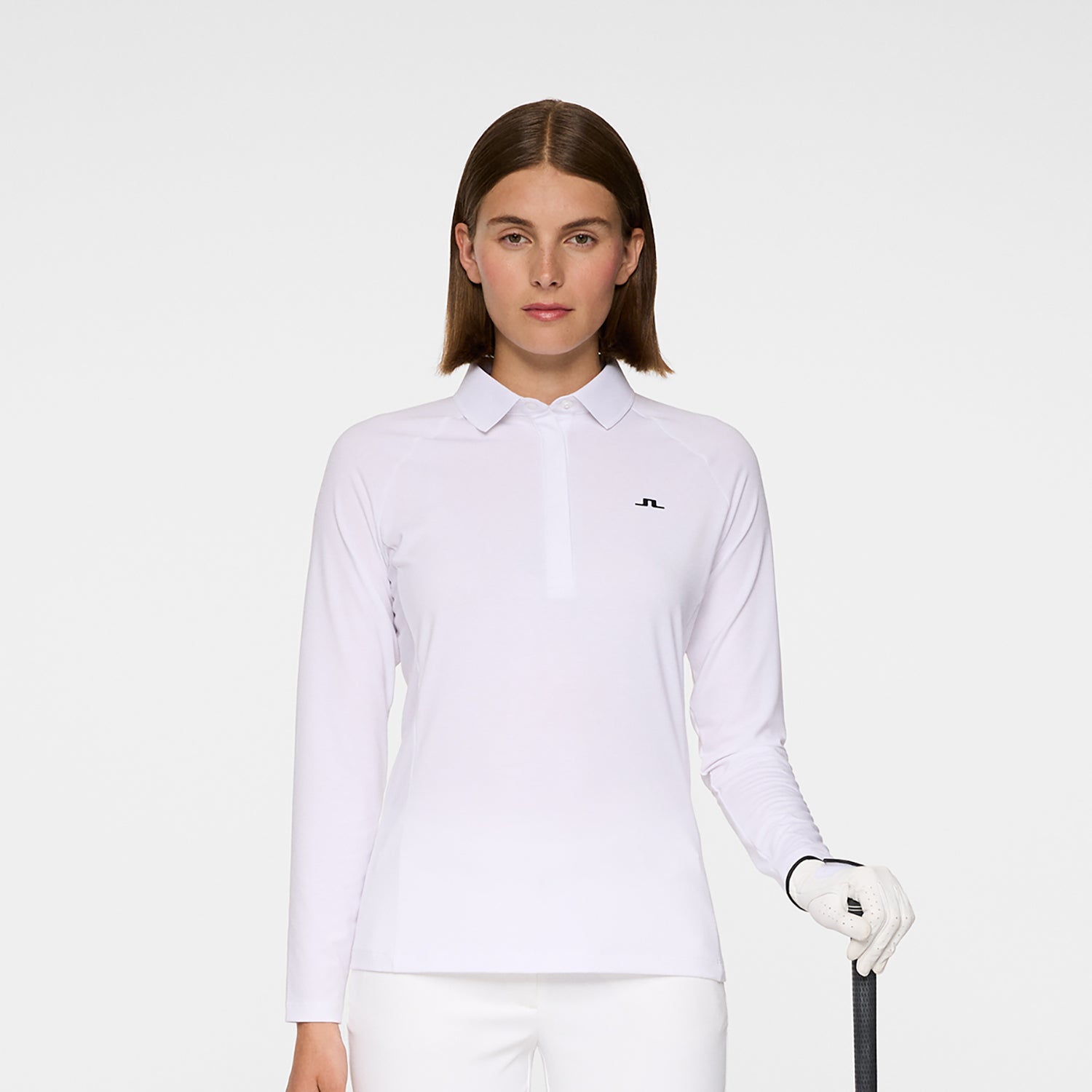 J.Lindeberg Ladies Soft Feel Long Sleeve Polo
