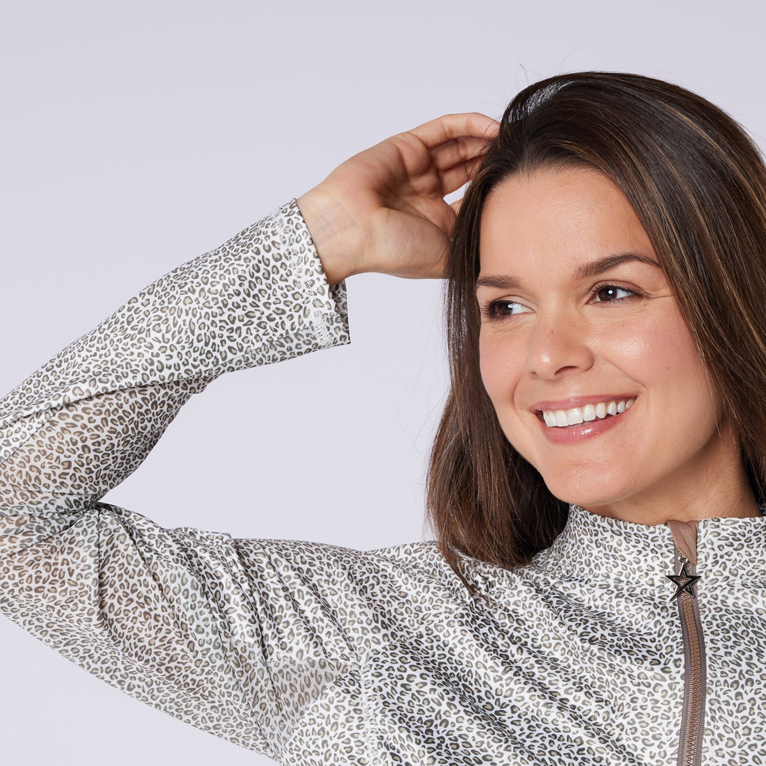 Swing Out Sister Ladies Elaine 1/4 Zip in Snow Queen