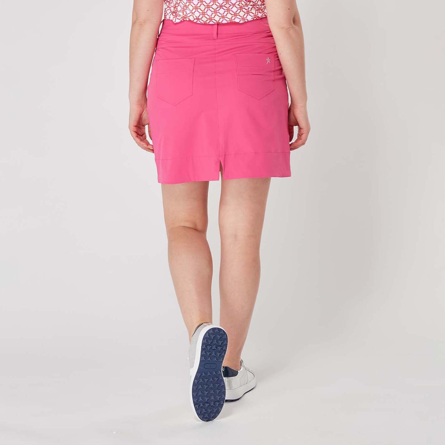 Swing Out Sister Ladies Lush Pink Dri-fit Golf Skort