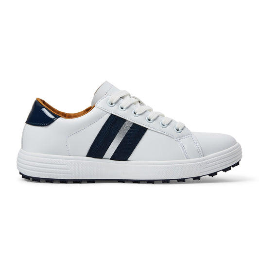 Swing Out Sister Ladies Navy and Silver Sole Sister Golf Shoes