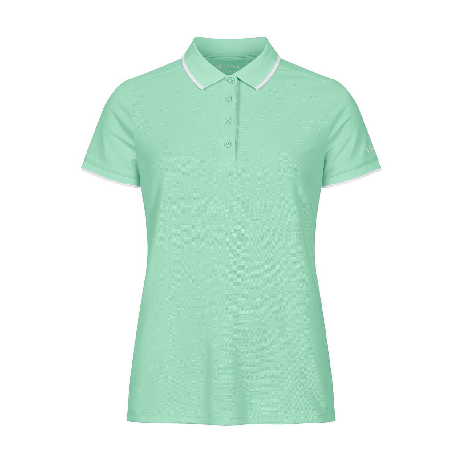 Mint green women's polo shirt on sale