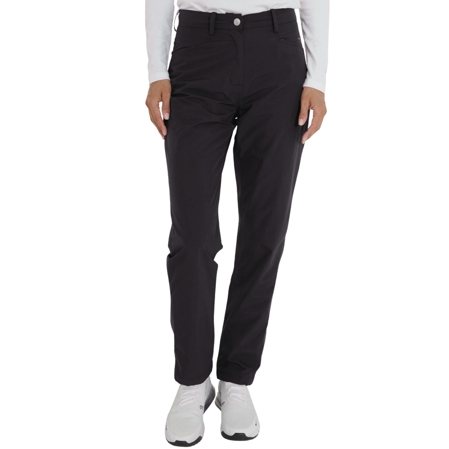 Abacus Ladies Warm Waterproof Trousers with Brushed Inner in Black