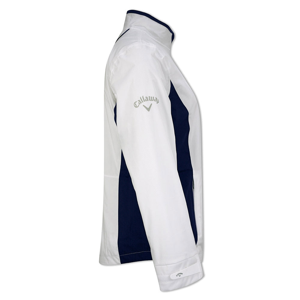 Callaway Ladies StormLite Waterproof Jacket with Navy Contour Panels and 1 year Warranty