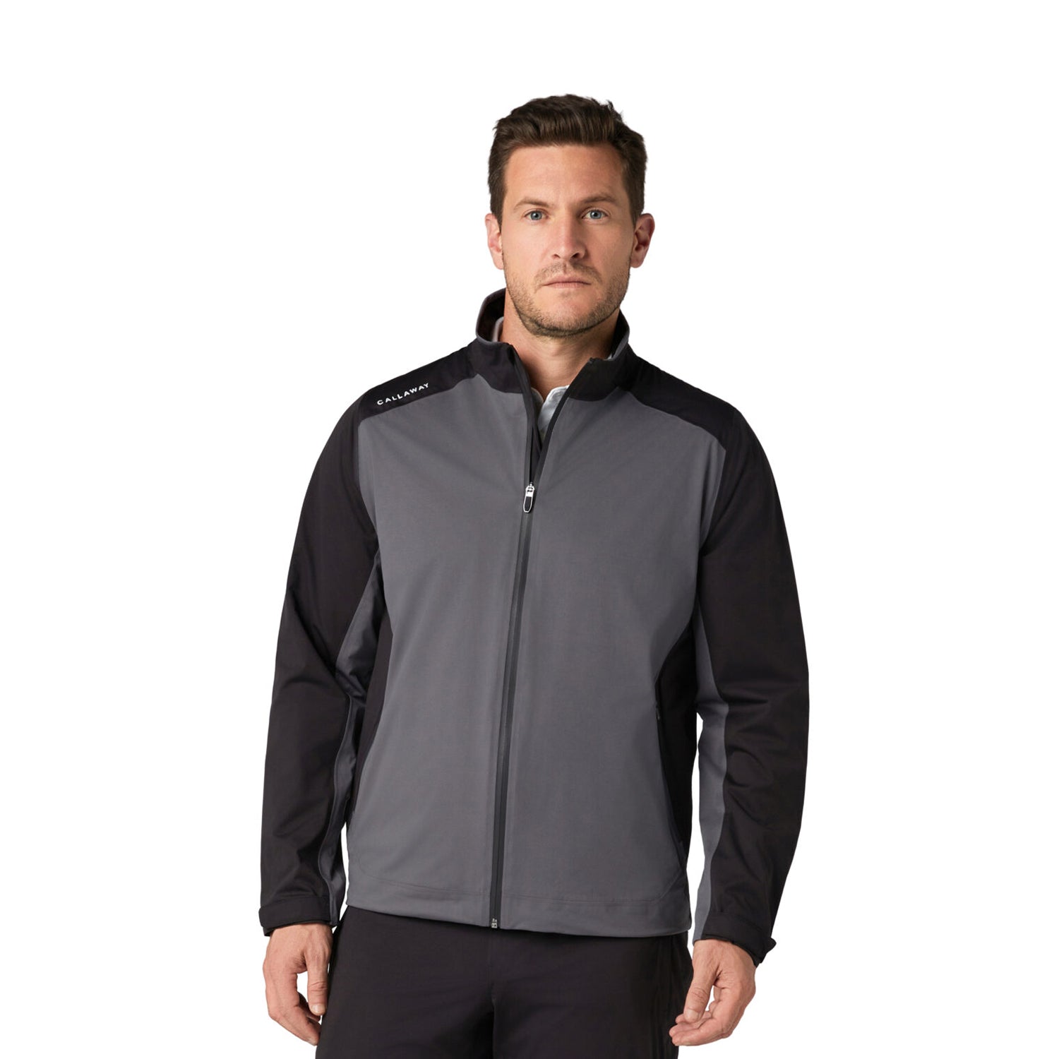 Callaway Mens Waterproof Jacket with Contrast Panels and 1 Year Warranty