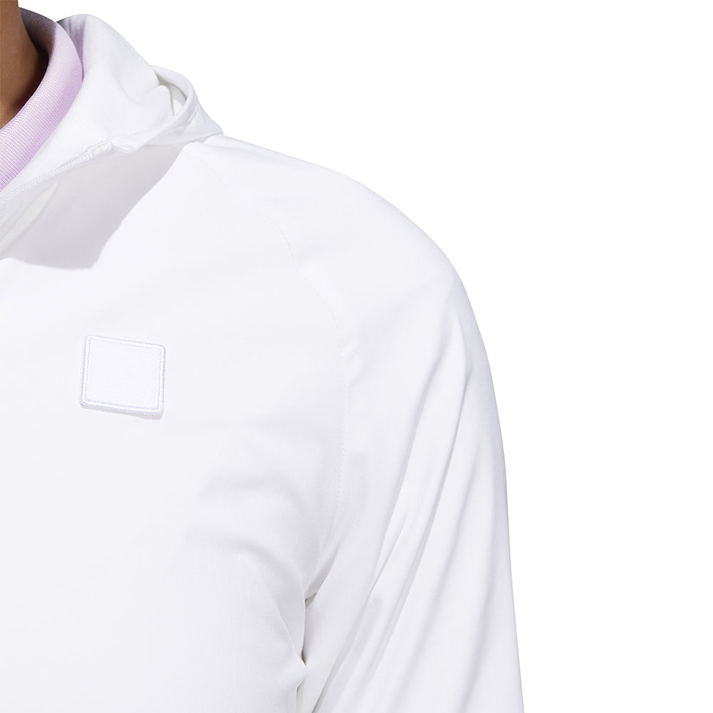 adidas Ladies Lined Golf Hoodie in White - Large Only Left
