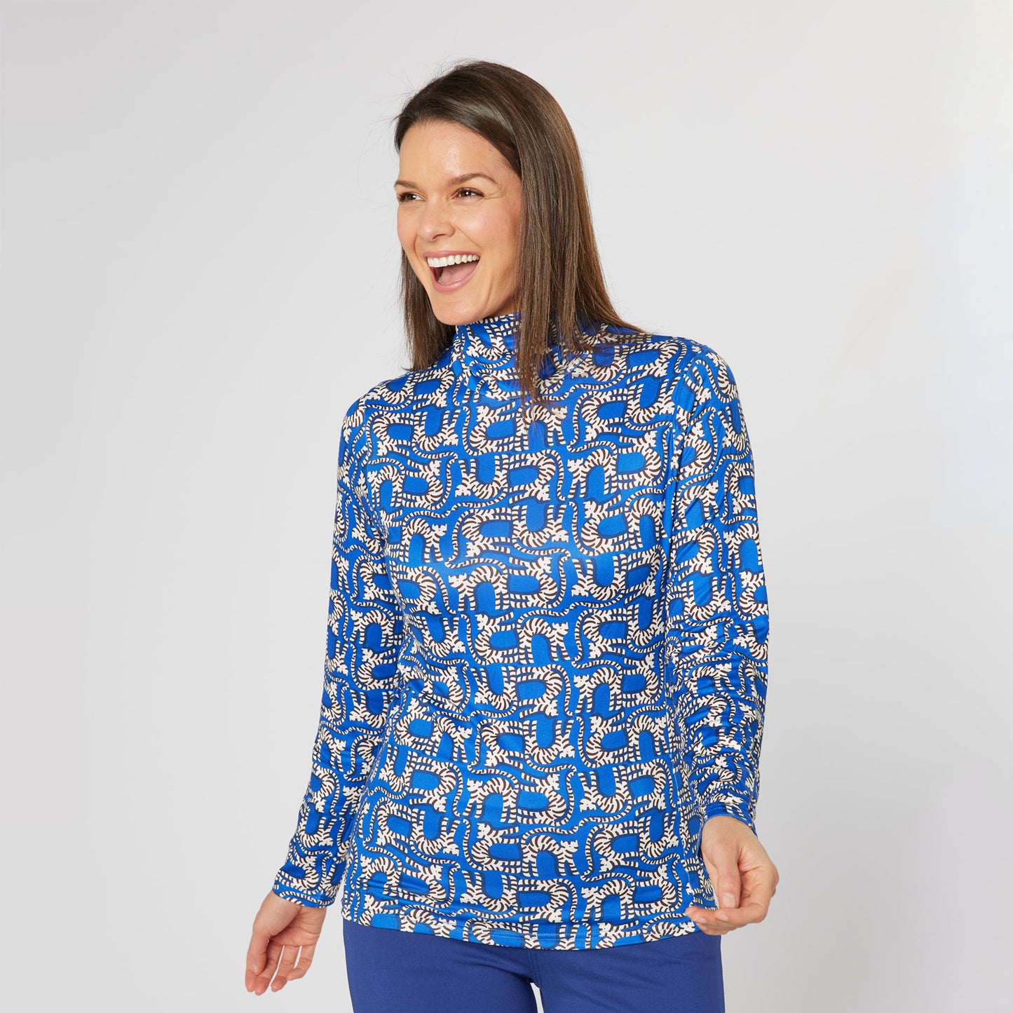 Swing Out Sister Ladies Soft-Touch Roll Neck