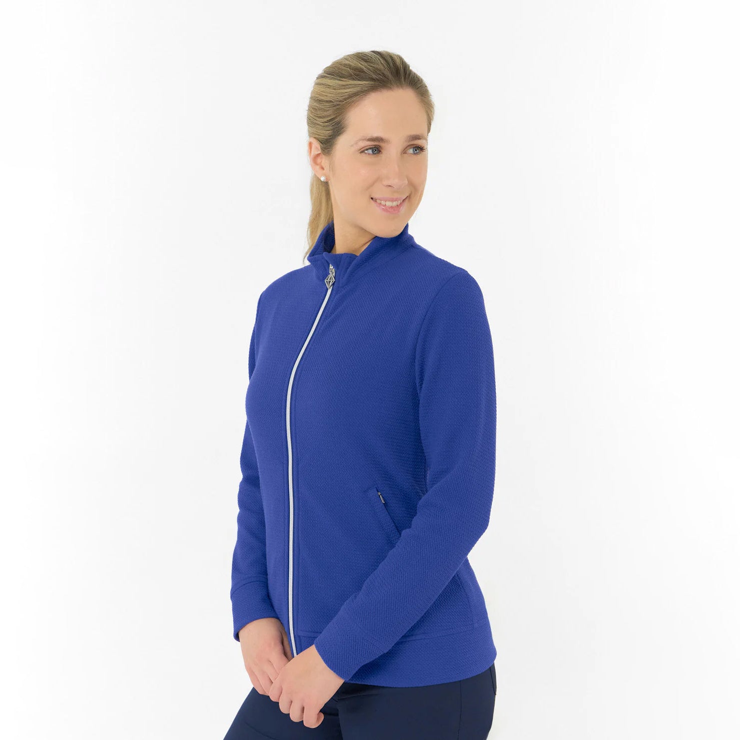 Pure Ladies Textured Jacket – Refined Texture Meets All-Season Performance