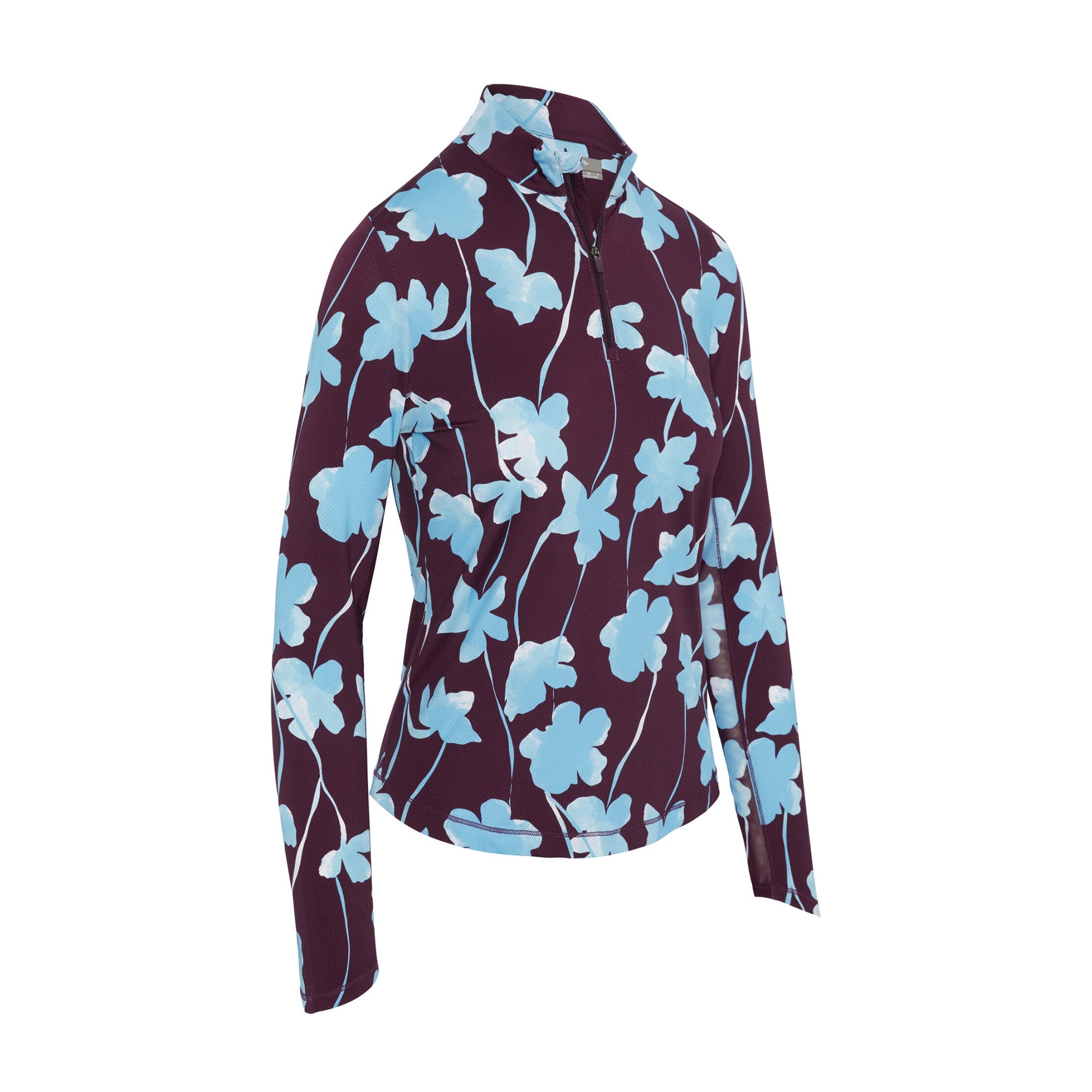 Callaway Womens Golf Top with Bold Floral Print Design