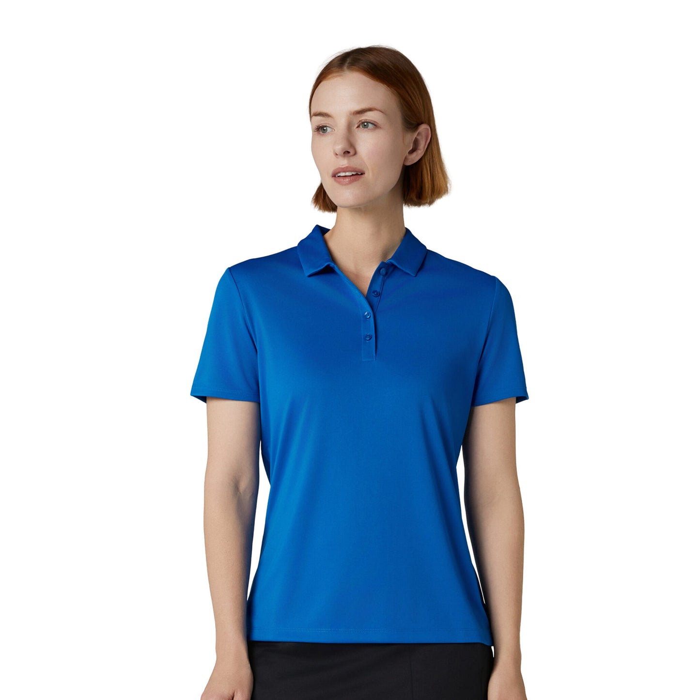 Callaway Ladies Skydiver Blue Short Sleeve Polo with UV Block Protection