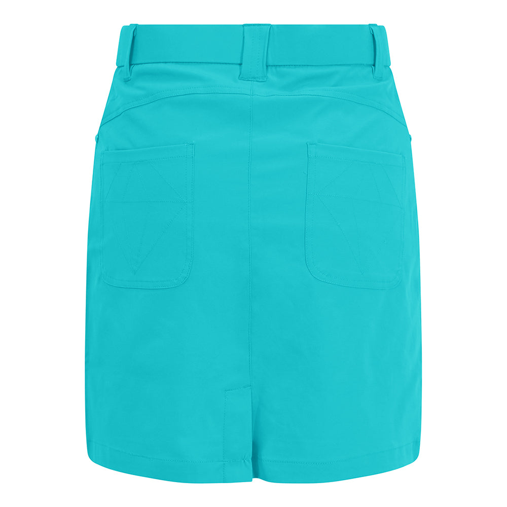 Pure Golf Ladies Stretch Skort in Ocean Blue