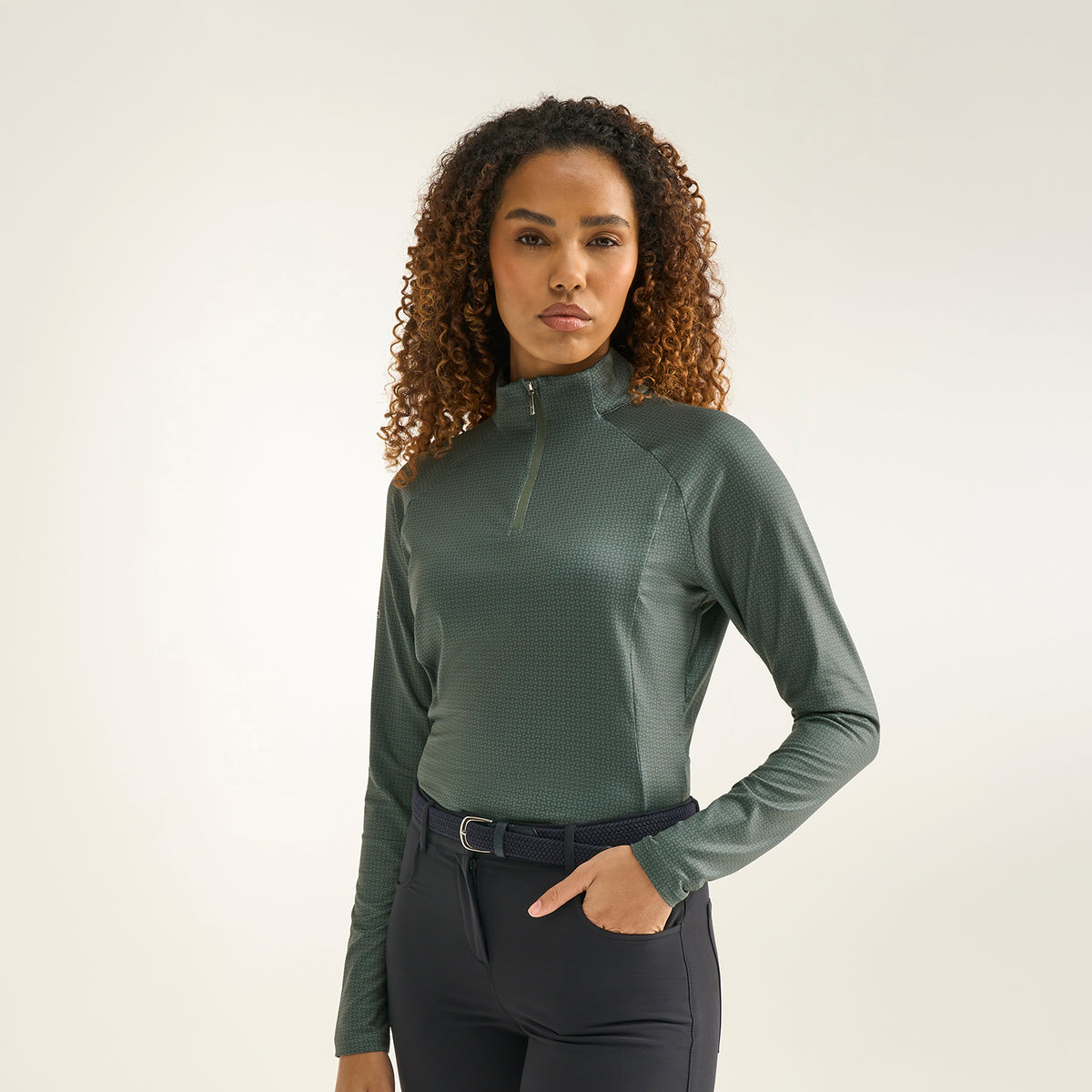 PING Ladies Printed Long-Sleeve Golf Top