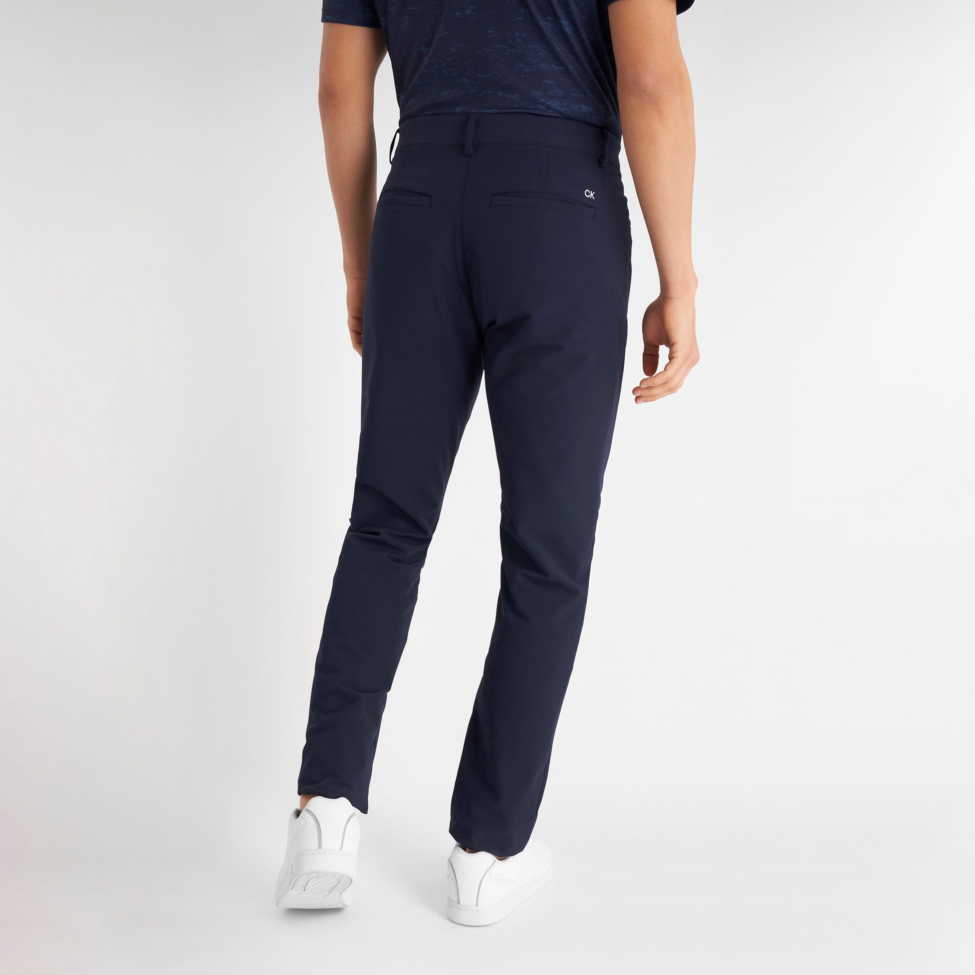 Calvin Klein Mens Navy Water Resistant Thermal Trouser