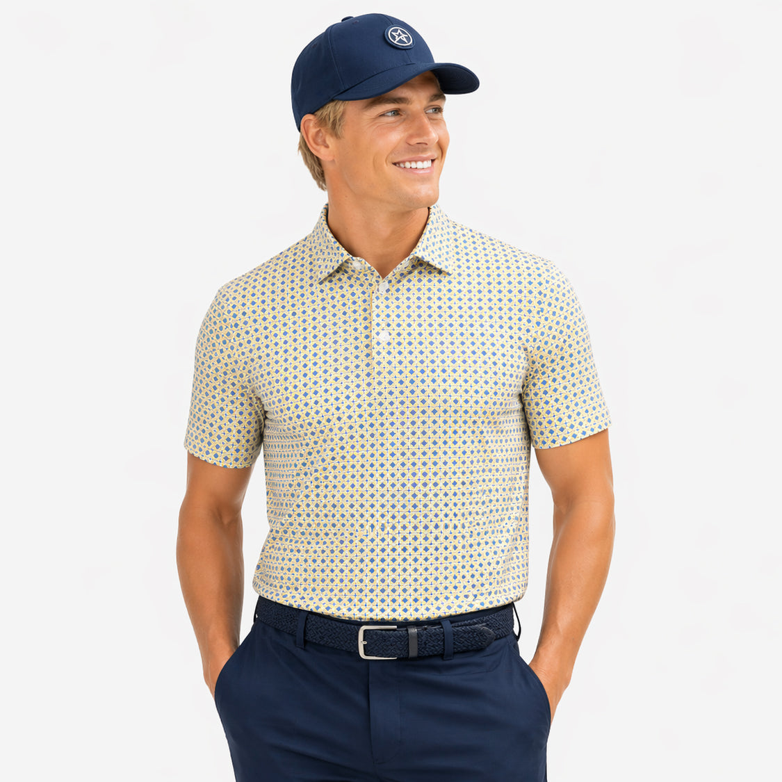 Swing Out Sister Men's Short Sleeve Polo for Breathable Performance & Effortless Movement