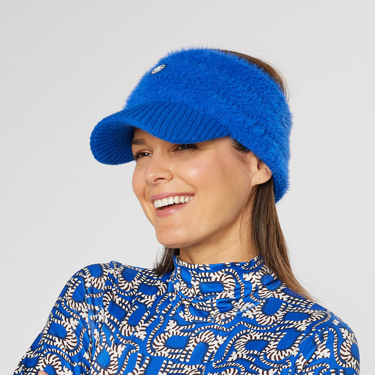 Swing Out Sister Ladies Faux Fur Visor