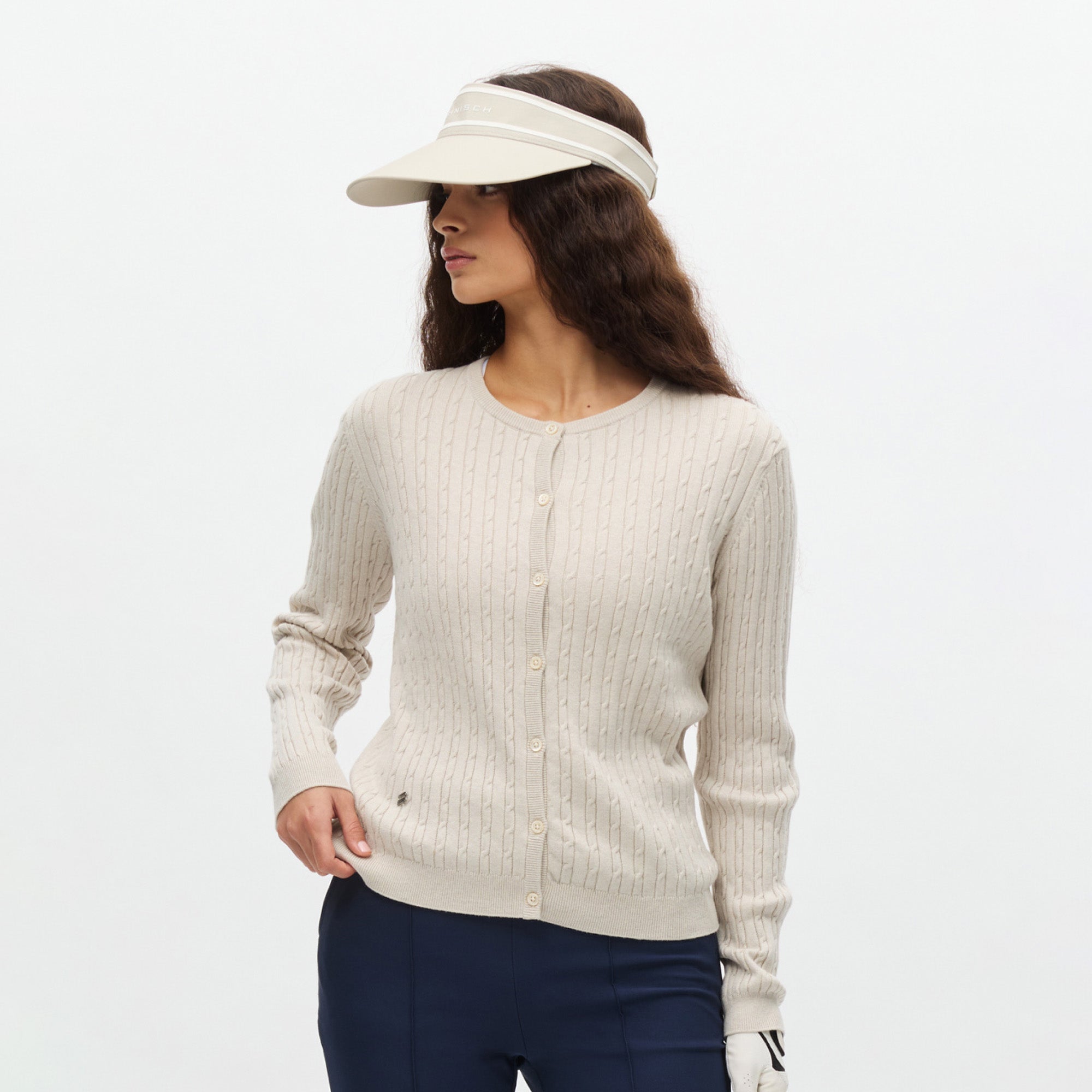 Rohnisch Ladies Cardigan - Luxurious Cotton-Rich Comfort & Elegant Layering for the Course & Beyond