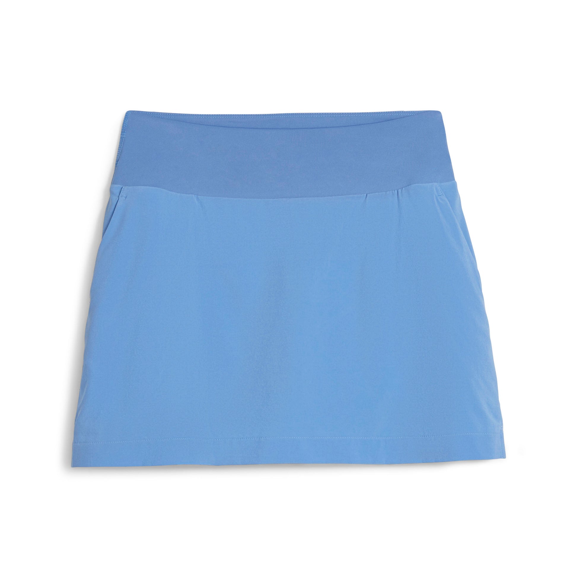 Puma Golf Ladies Skort in Blue Skies with High-Rise Waistband and UPF 40