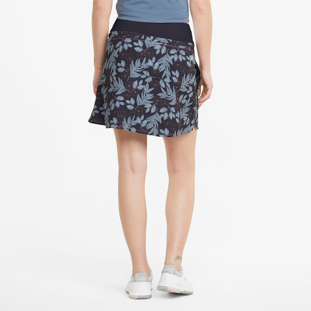 Puma Ladies PWRSHAPE Flora Golf Skort in Navy Blazer & Evening Sky