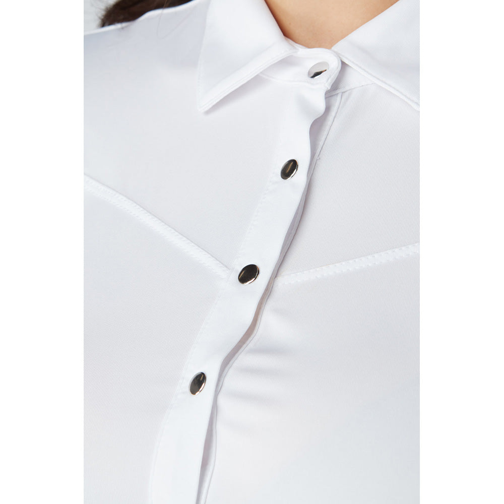 Swing Out Sister White Cap Sleeve Polo