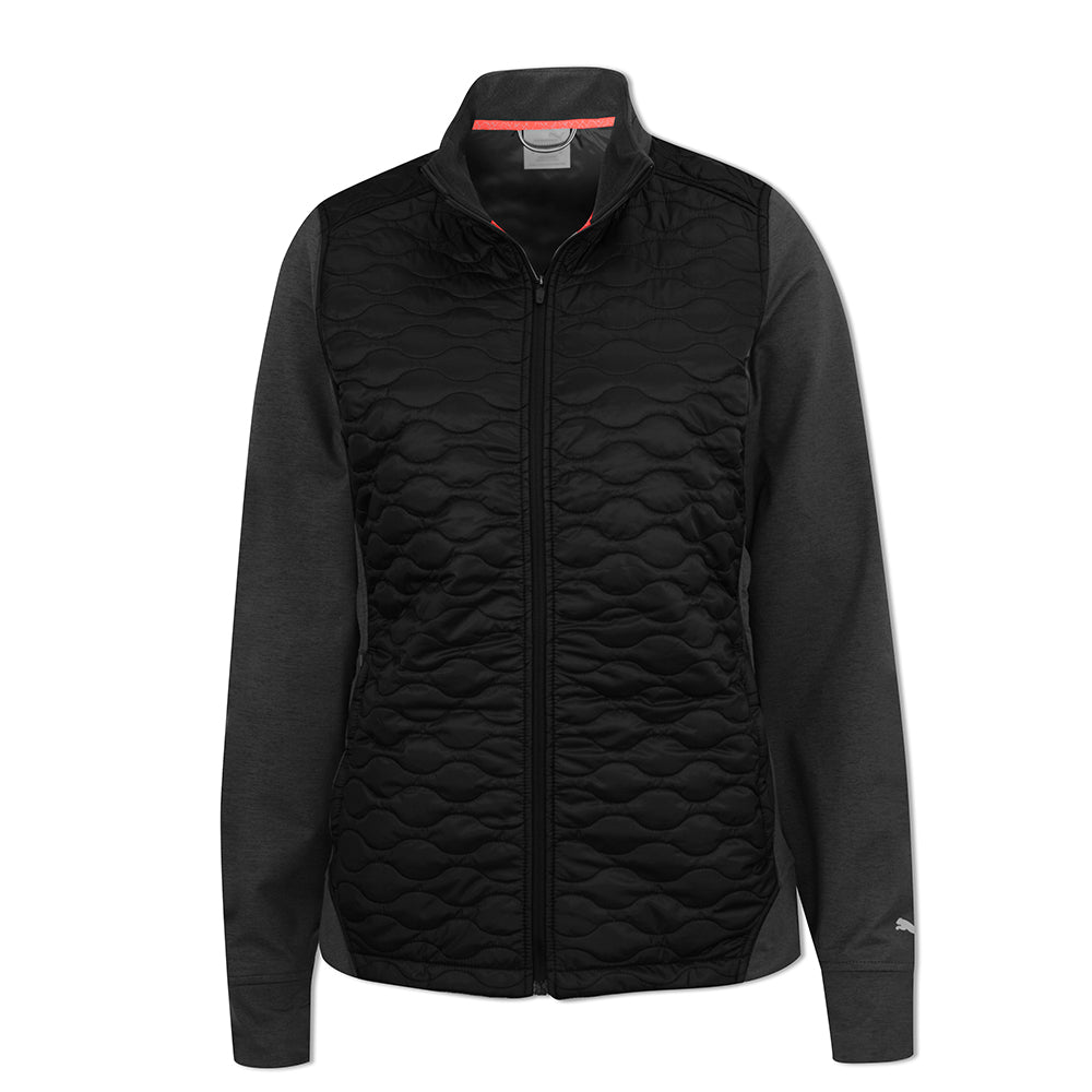 Puma Ladies Cloudspun PrimaLoft® Hybrid Golf Jacket in Puma Black