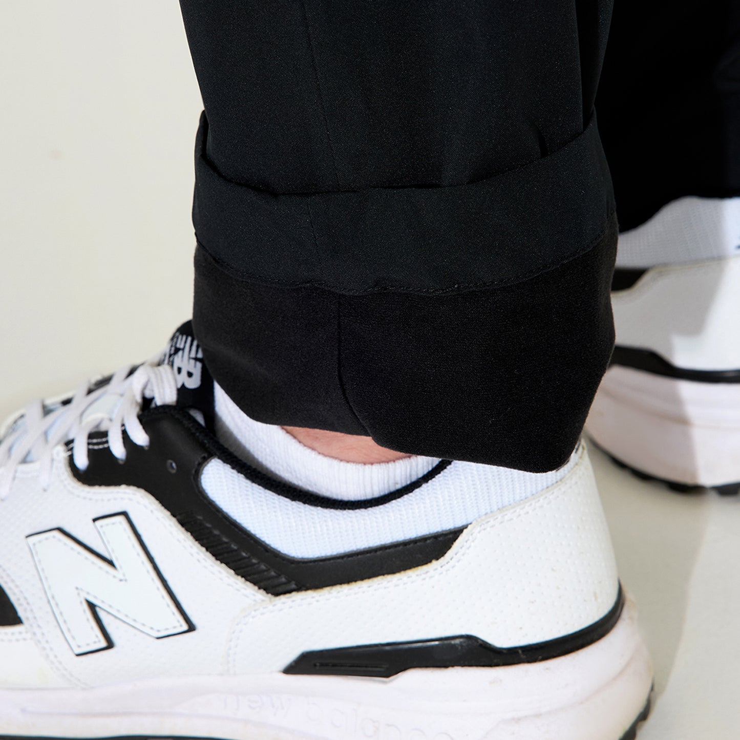 Abacus Mens Black Links Waterproof Trousers with Brushed Inner