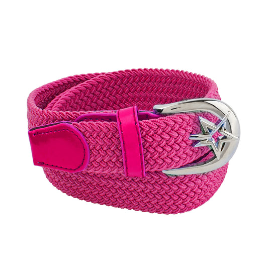 Swing Out Sister Ladies Star Belt in Lush Pink