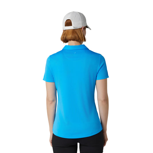 Callaway Ladies Spring Break Blue Short Sleeve Polo with UV Block Protection