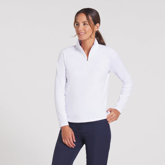 Puma Golf Ladies Zip-Neck Top