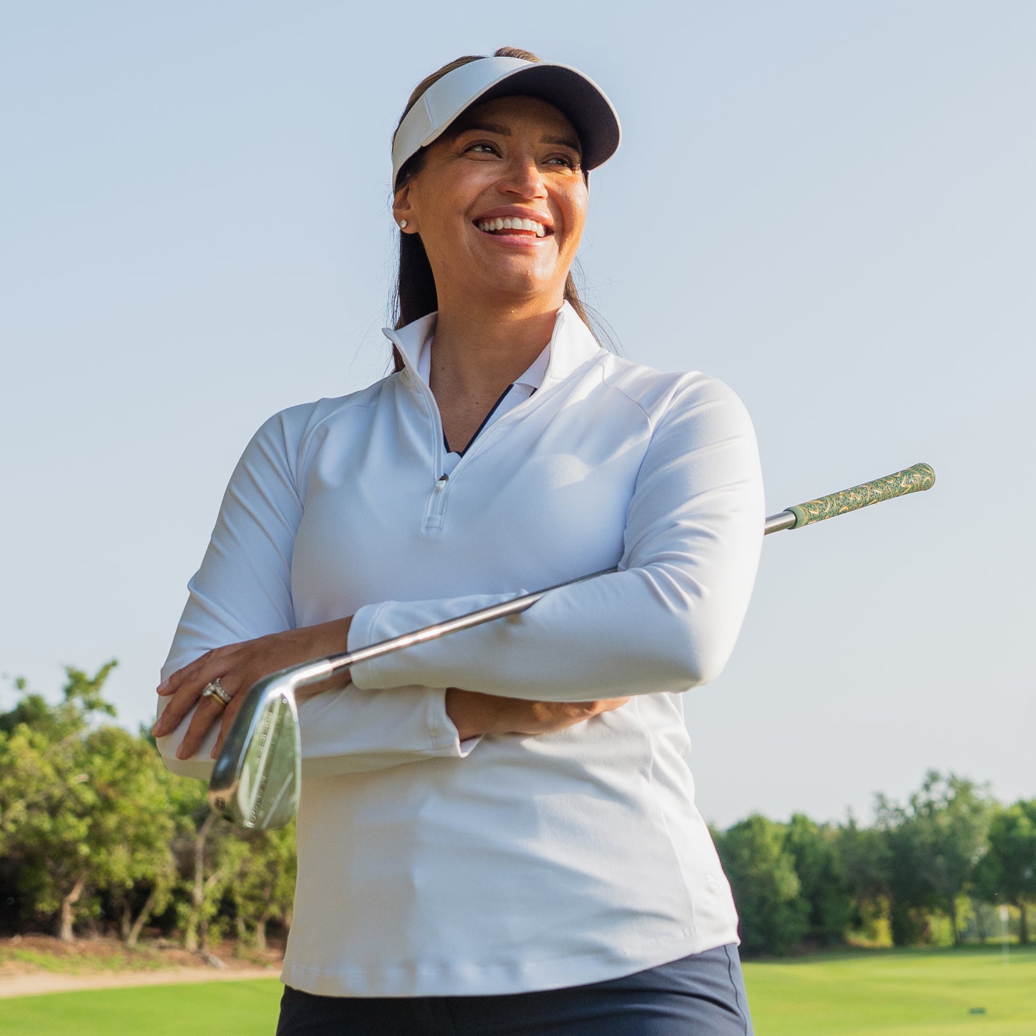 Puma Golf Long Sleeve Lightweight Zip Neck Top