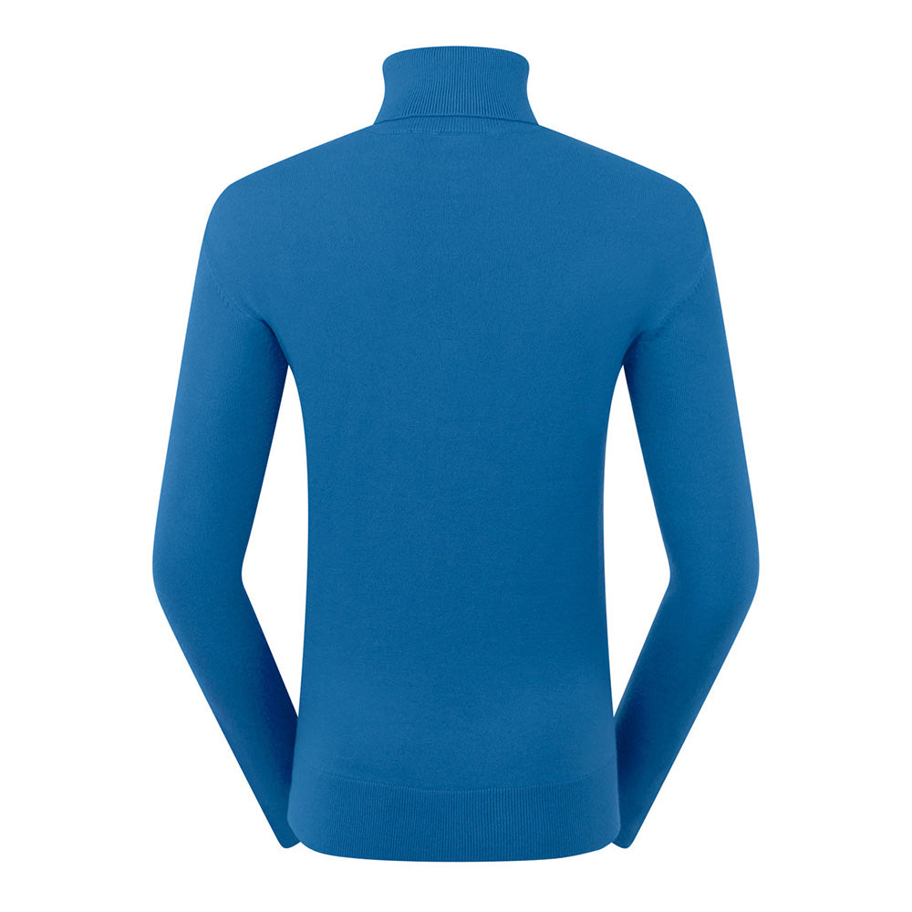 Pure Golf Ladies Classic Roll Neck in Blue