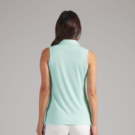 Puma Golf Ladies Sleeveless Polo For Cloud-Soft Comfort With Every Swing