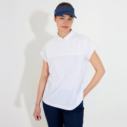 Abacus Ladies DryCool Loose Fit Cap Sleeve Polo