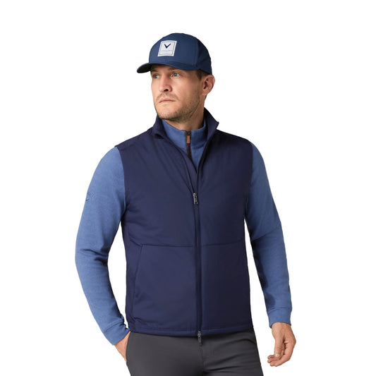 Callaway Mens Navy Hybrid Water Resistant Gilet