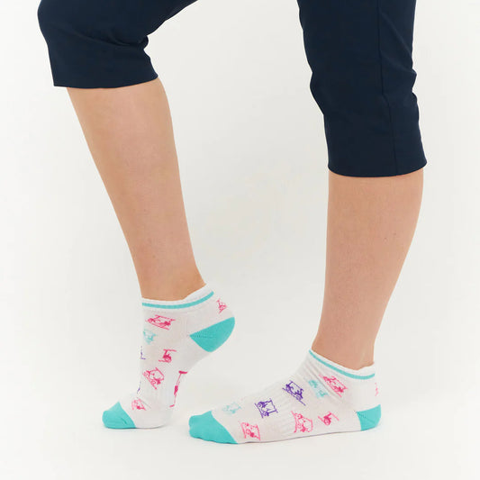 Surprizeshop Ladies 3 Pair Pack Golf Socks