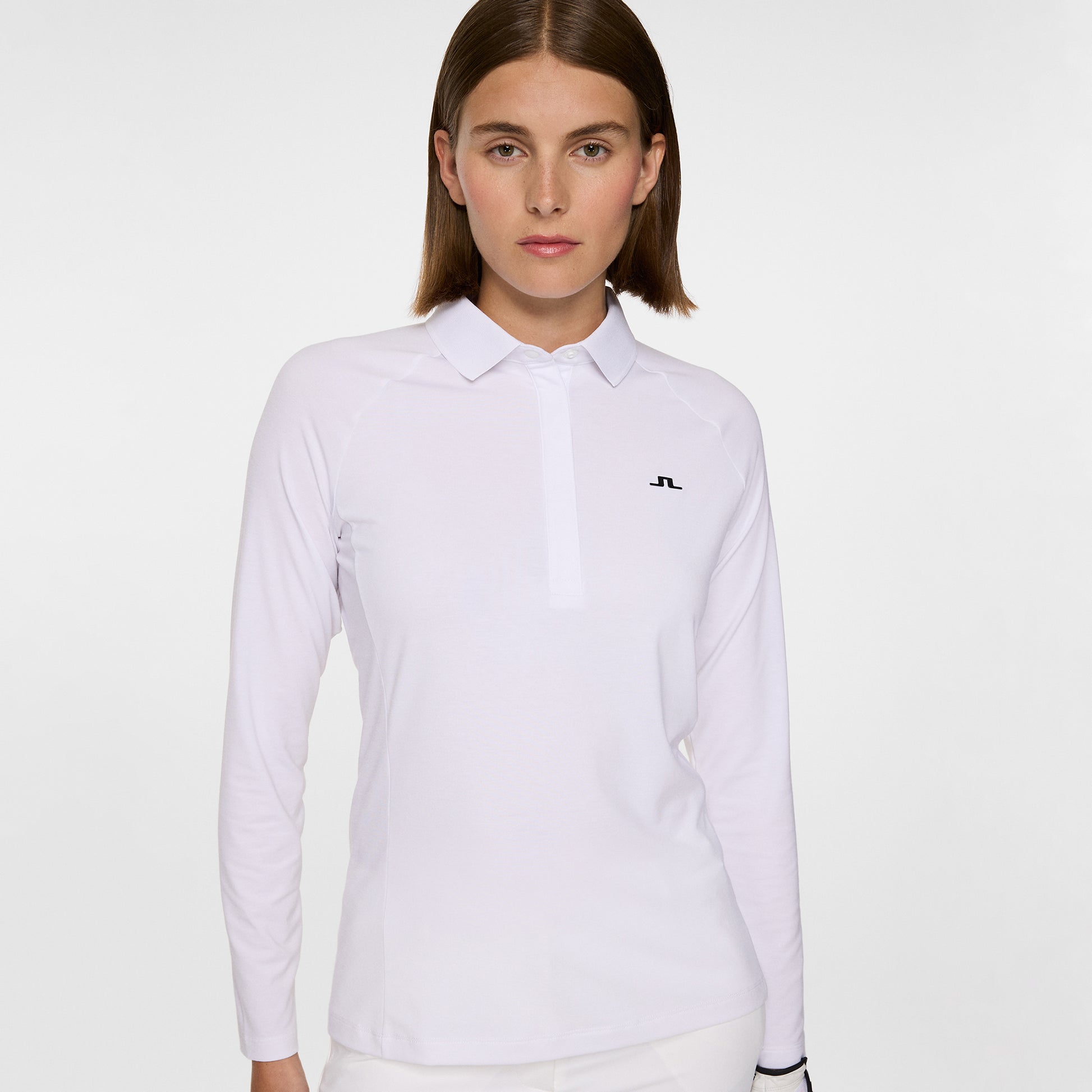 J.Lindeberg Ladies Soft Feel Long Sleeve Polo