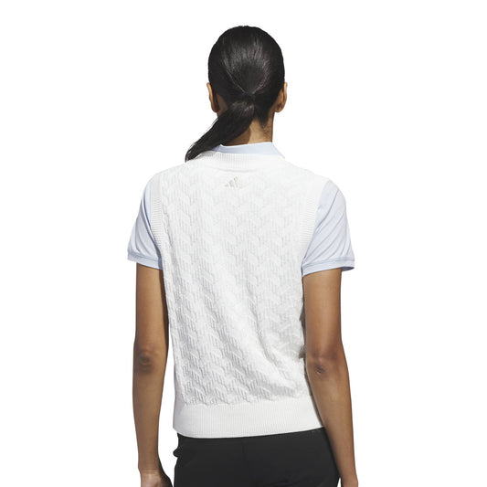 adidas Golf Ladies Knitted Sleeveless Sweater