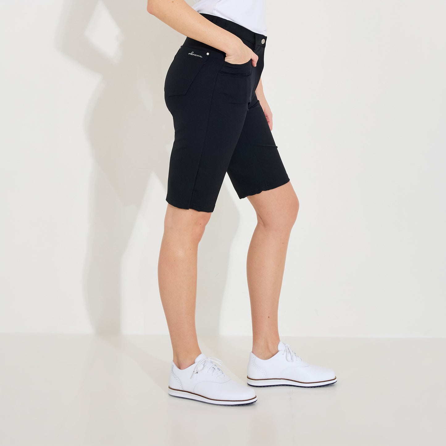 Abacus Ladies City Shorts in Black - Where Comfort Meets Chic